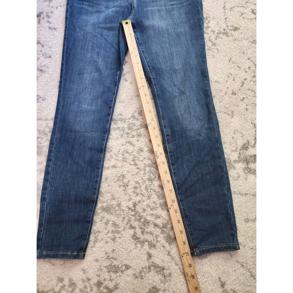 NEW LC Lauren Conrad Jeans Women 10 Blue High Rise Super Skinny Stretch Denim - Picture 2 of 10